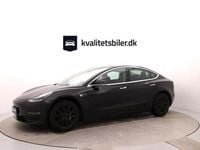 Brugt Tesla Model 3 Long Range AWD 323 kW (440 HK) 2019 Sortmetal Sedan
