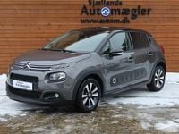 Brugt Citroën C3 PureTech 110 HK (80 kW) 2019 Gråmetal Hatchback