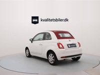 brugt Fiat 500C 0,9 TwinAir Popstar Start & Stop 80HK Cabr.