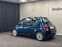 Brugt Fiat 500 Lounge 69 HK (50 kW) 2020 Blå Hatchback