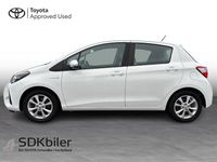Brugt Toyota Yaris Hybrid H2 100 HK (73 kW) 2019 Hvid Hatchback