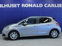 Brugt Peugeot 208 Envy 82 HK (60 kW) 2018 Sølvmetal Hatchback