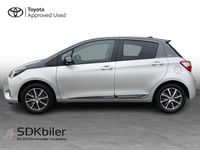 Brugt Toyota Yaris T3 111 HK (81 kW) 2019 Sølvmetal Hatchback