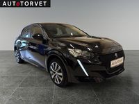 Brugt Peugeot e-208 Active 100 kW (136 HK) 2022 Sort Hatchback