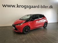 Brugt Toyota Aygo X-cite 72 HK (52 kW) 2017 Rød/sort Hatchback