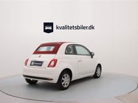 brugt Fiat 500C 0,9 TwinAir Popstar Start & Stop 80HK Cabr.