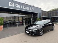 Brugt Mercedes A200 AMG line 163 HK (119 kW) 2019 Sort Hatchback