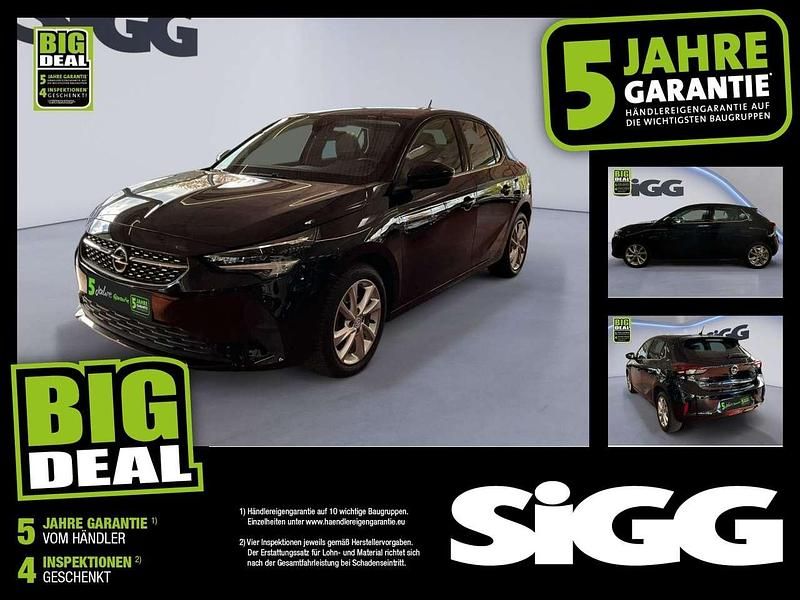 Diamant schwarz (metallic) Gebraucht 2022 Opel Corsa Elegance Kleinwagen | 14.580 € (Fairer Preis) - Bild 1/4
