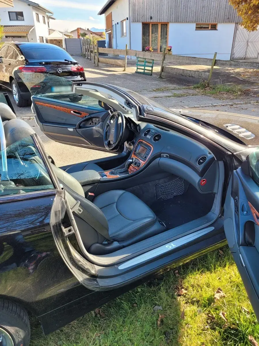 Gebraucht Mercedes SL350 AMG 245 PS (180 kW) 2002 Schwarz Cabrio