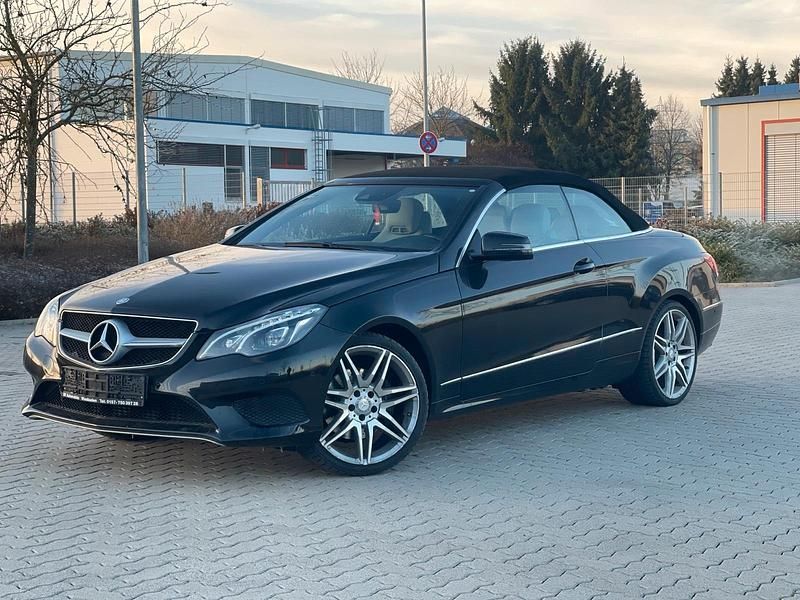 Schwarz Gebraucht 2016 Mercedes E250 Cabrio | 21.900 € (Guter Preis) - Bild 1/4