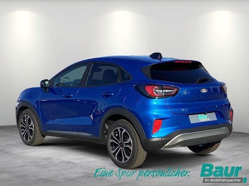 Gebraucht Ford Puma Titanium 125 PS (91 kW) 2024 Desert island blue metallic (metallic) SUV
