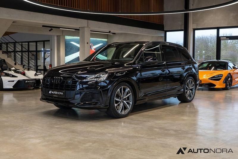 Schwarz Gebraucht 2021 Audi Q7 S-Line SUV | 48.900 € (Fairer Preis) - Bild 1/4