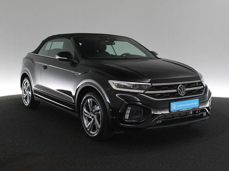 Gebraucht VW T-Roc Cabriolet R-line 150 PS (110 kW) 2025 Schwarz Cabrio
