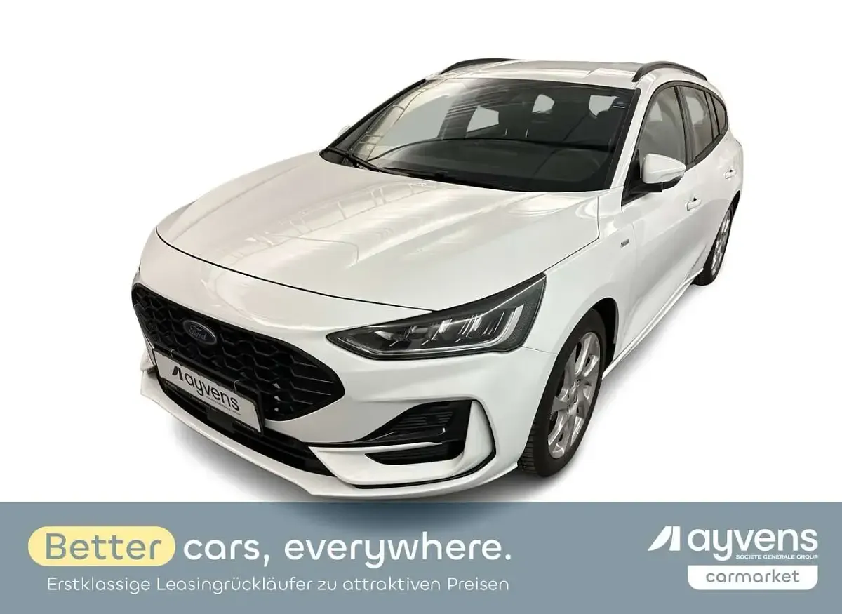 Gebraucht Ford Focus ST-Line 120 PS (88 kW) 2023 Frostweiß Kombi