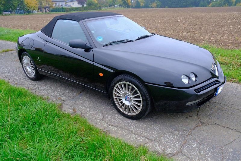 Schwarz Gebraucht 2003 Alfa Romeo Spider Cabrio | 4.500 € (Guter Preis) - Bild 1/4