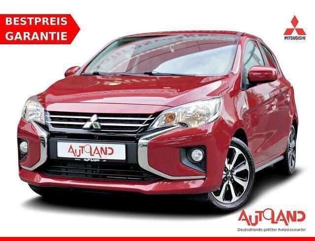 Rot Gebraucht 2021 Mitsubishi Space Star Spirit+ Kleinwagen | 14.490 € (Teuer) - Bild 1/4