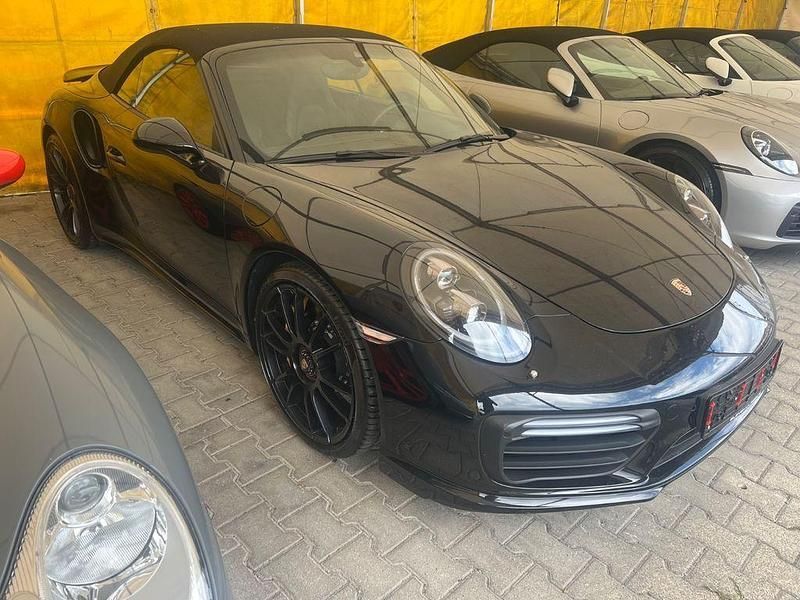 Schwarz Gebraucht 2016 Porsche 911 Turbo S Cabriolet Cabrio | 129.991 € - Bild 1/2