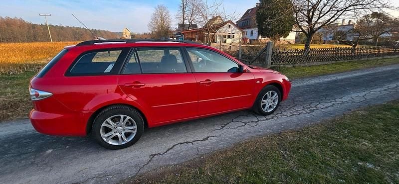 Gebraucht Mazda 6 Inclusive 166 PS (122 kW) 2002 Rot Kombi
