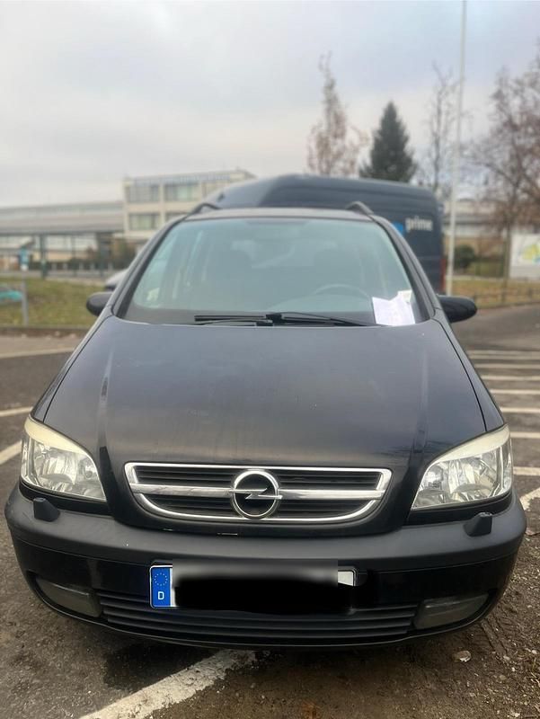 Schwarz Gebraucht 2004 Opel Zafira Van / Kleinbus | 1.300 € (Fairer Preis) - Bild 1/4