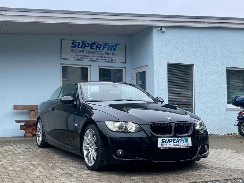 Schwarz Gebraucht 2008 BMW 320 Cabriolet M Sport Cabrio | 12.900 € (Guter Preis) - Bild 1/4