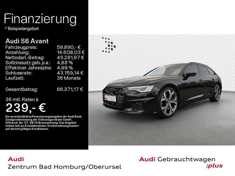 Brillantschwarz Gebraucht 2024 Audi S6 Sport Kombi | 59.890 € (Fairer Preis) - Bild 1/4