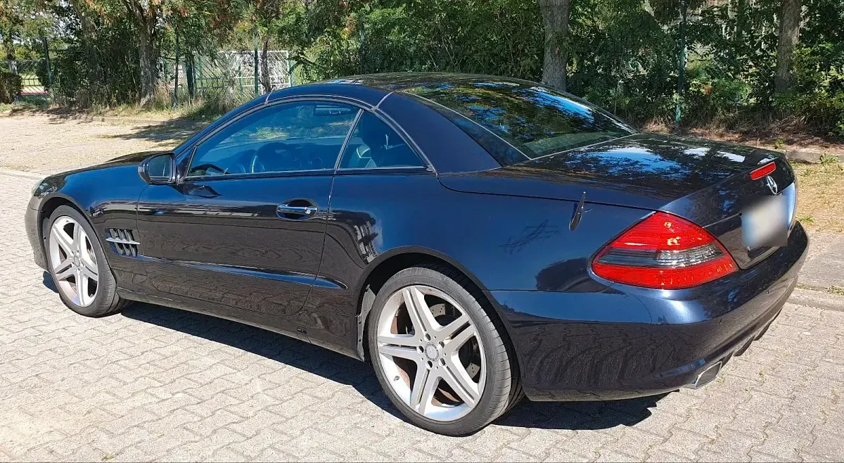 Gebraucht Mercedes SL280 231 PS (169 kW) 2009 Blau Cabrio