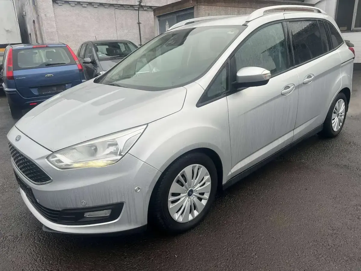 Gebraucht Ford Grand C-Max 125 PS (91 kW) 2016 Silber metalic Van / Kleinbus