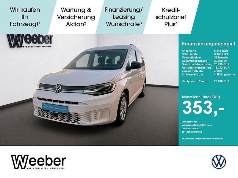 Weiß Gebraucht 2021 VW Caddy Life Van / Kleinbus | 24.990 € (Fairer Preis) - Bild 1/4