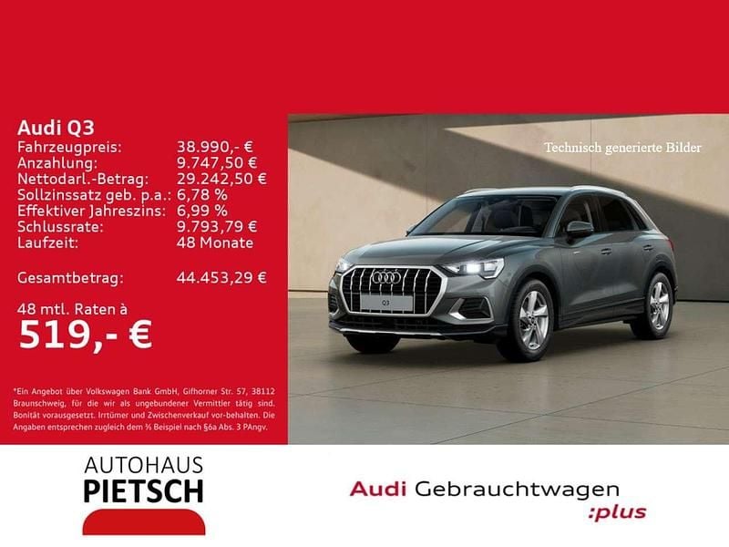 Chronosgrau metallic Gebraucht 2025 Audi Q3 Advanced SUV | 38.990 € (Fairer Preis) - Bild 1/4