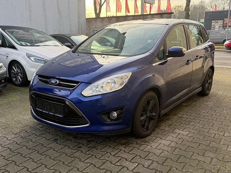 Blau Gebraucht 2014 Ford Grand C-Max Titanium Van / Kleinbus | 4.900 € (Superpreis) - Bild 1/4