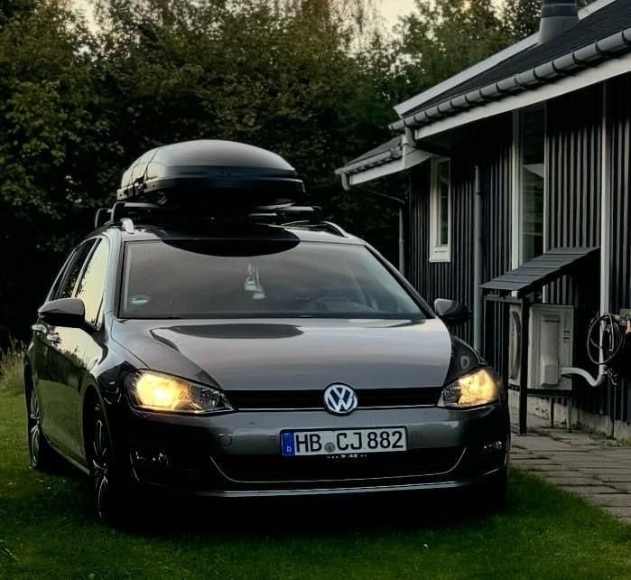 Grau Gebraucht 2016 VW Golf VII Allstar Kombi | 10.500 € (Fairer Preis) - Bild 1/4