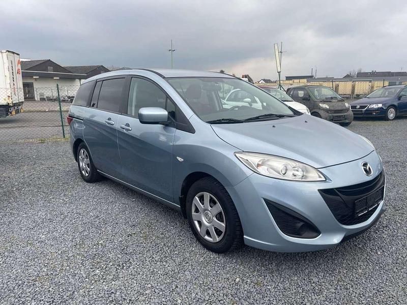 Gebraucht Mazda 5 Prime-Line 116 PS (85 kW) 2011 Blau Van / Kleinbus