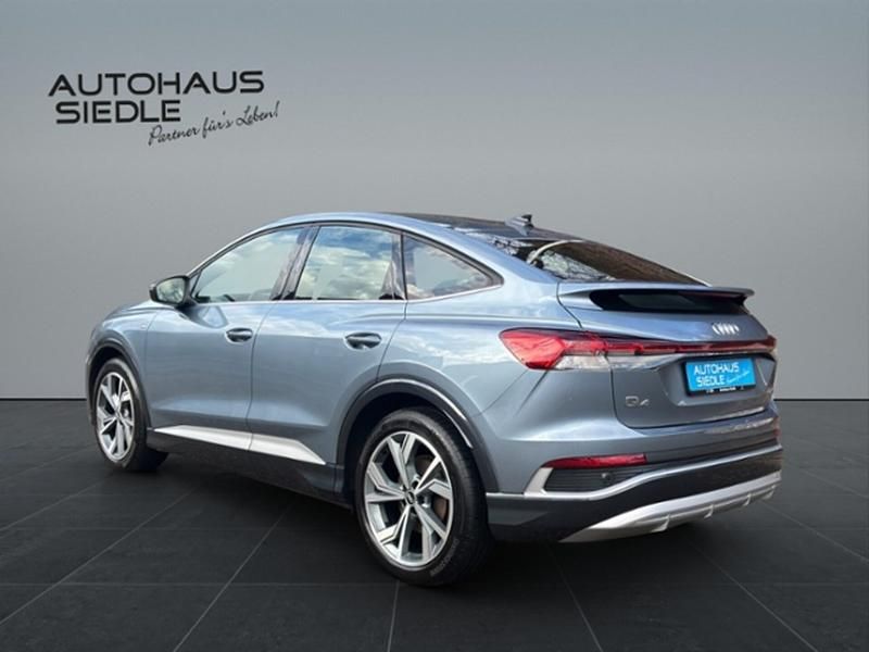 Gebraucht Audi Q4 Sportback e-tron S-Line 219 kW (299 PS) 2021 Blau SUV