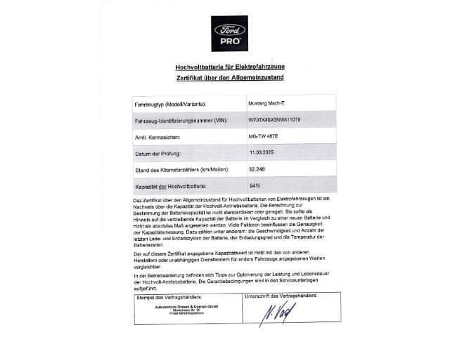 Gebraucht Ford Mustang Mach-E GT 358 kW (487 PS) 2022 Andere farbe SUV
