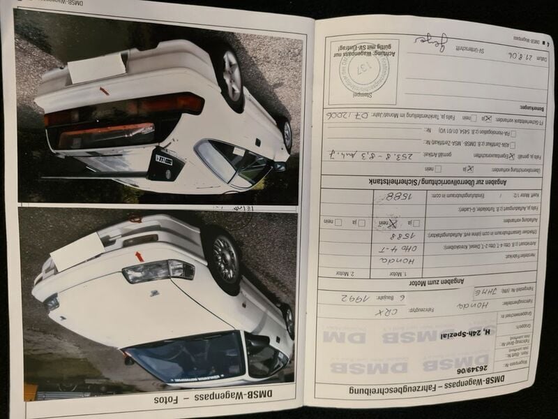 Gebraucht Honda CR-X Type R 220 PS (161 kW) 1992 Weiß Coupé