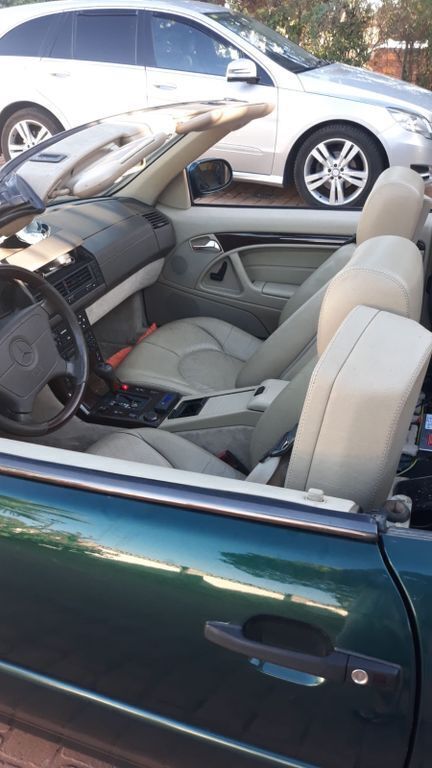 Gebraucht Mercedes SL320 231 PS (169 kW) 1996 Grün Cabrio