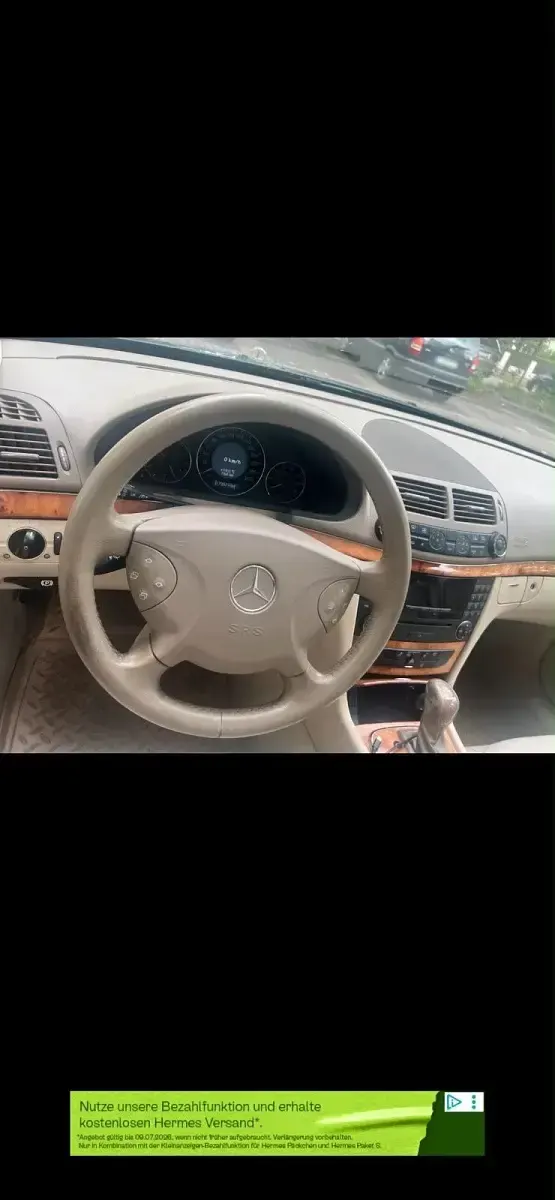 Gebraucht Mercedes E280 248 PS (182 kW) 2005 Grün Limousine