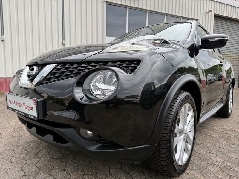 Black (m) Gebraucht 2014 Nissan Juke Acenta SUV | 5.980 € (Guter Preis) - Bild 1/4