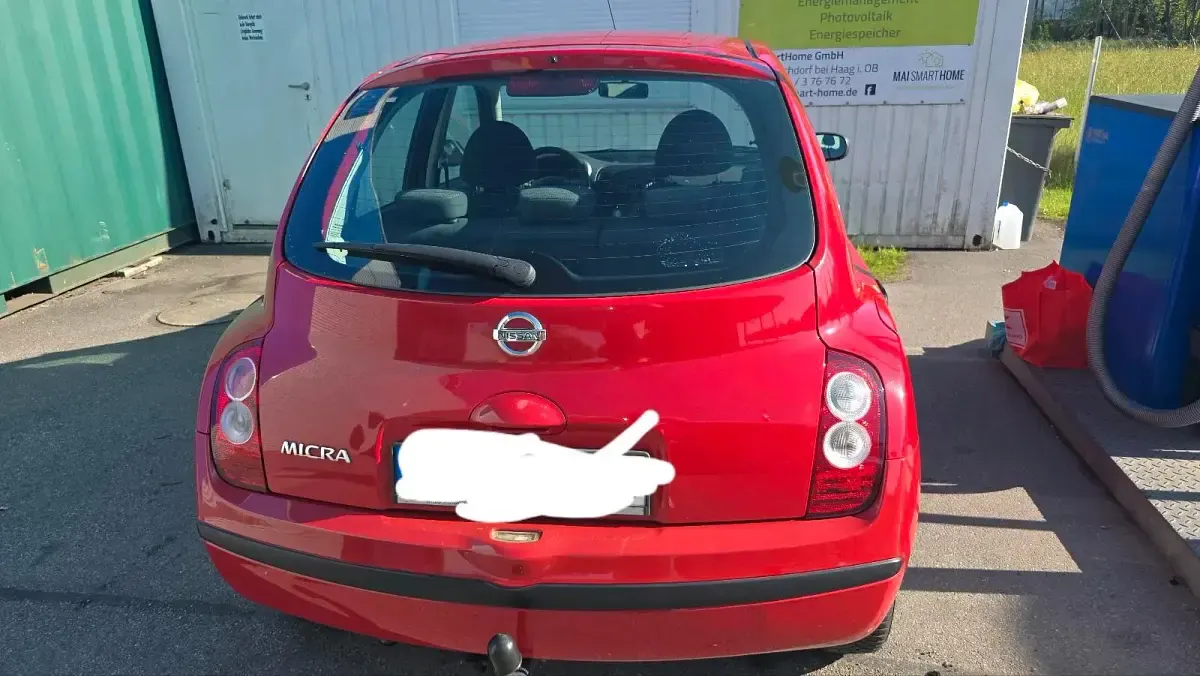 Gebraucht Nissan Micra 65 PS (47 kW) 2007 Rot Kleinwagen