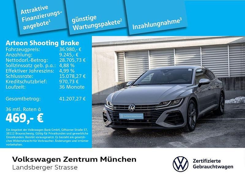 Grau Gebraucht 2023 VW Arteon R Limousine | 36.980 € (Guter Preis) - Bild 1/2