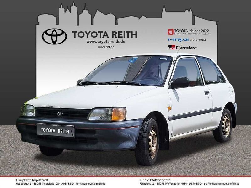Weiß Gebraucht 1992 Toyota Starlet XLi Kleinwagen | 990 € - Bild 1/4