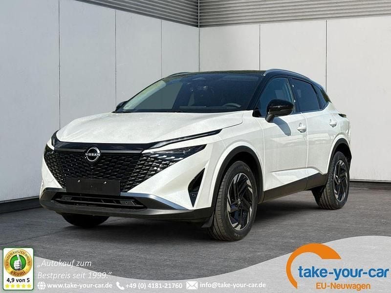 Pearl white metallic Neu 2025 Nissan Qashqai N-Connecta SUV | 28.480 € (Superpreis) - Bild 1/4