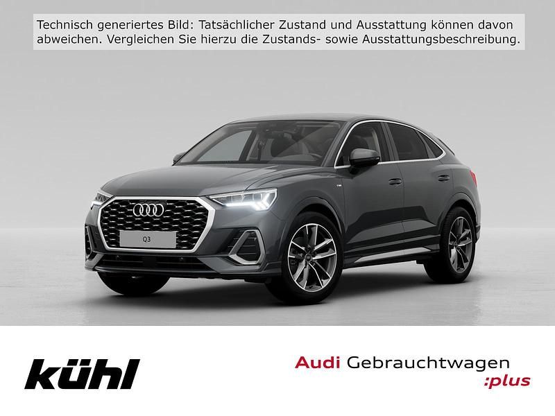 Grau Gebraucht 2025 Audi Q3 Sportback S-Line SUV | 46.390 € - Bild 1/3