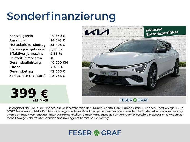 Snow white pearl Gebraucht 2025 Kia EV6 GT-Line SUV | 49.450 € (Superpreis) - Bild 1/4