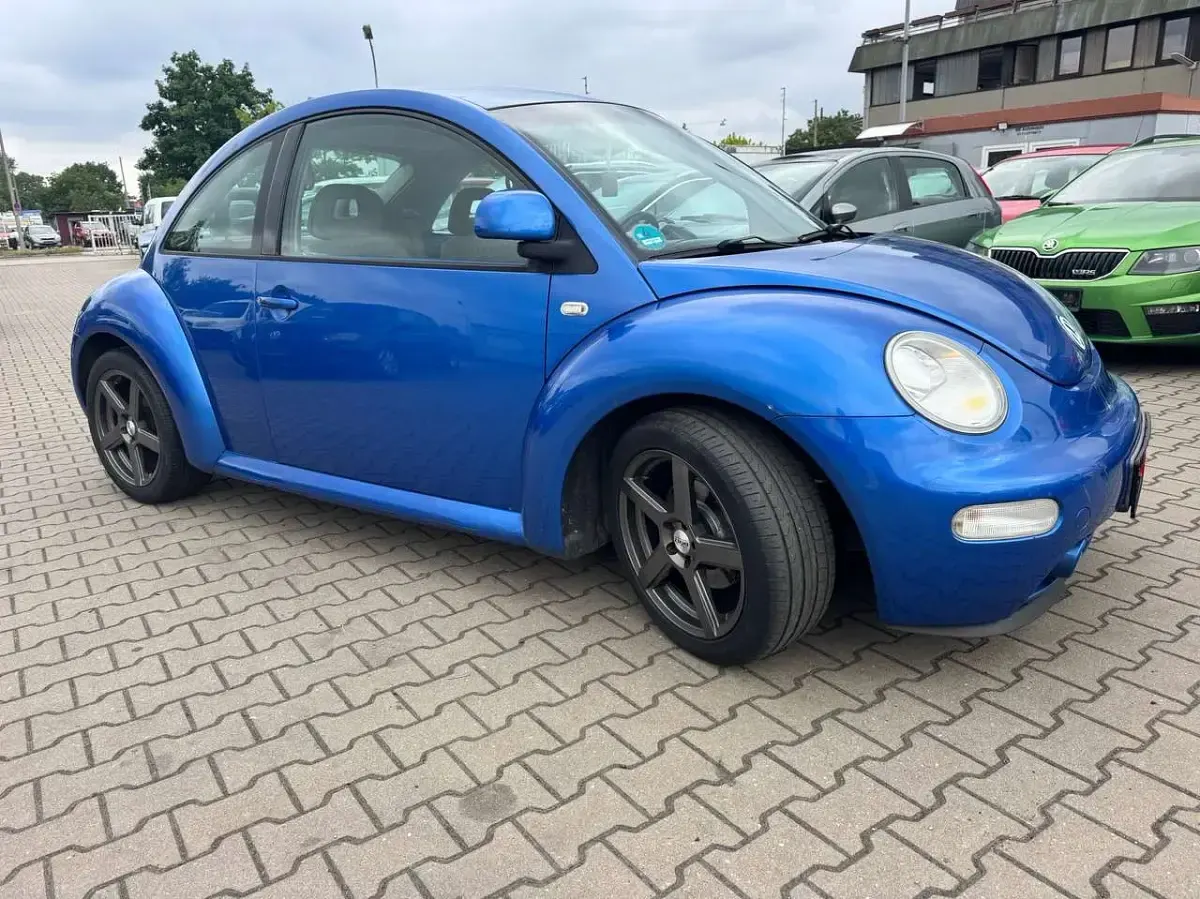 Gebraucht VW New Beetle 116 PS (85 kW) 1999 Technoblau perleffekt Kleinwagen
