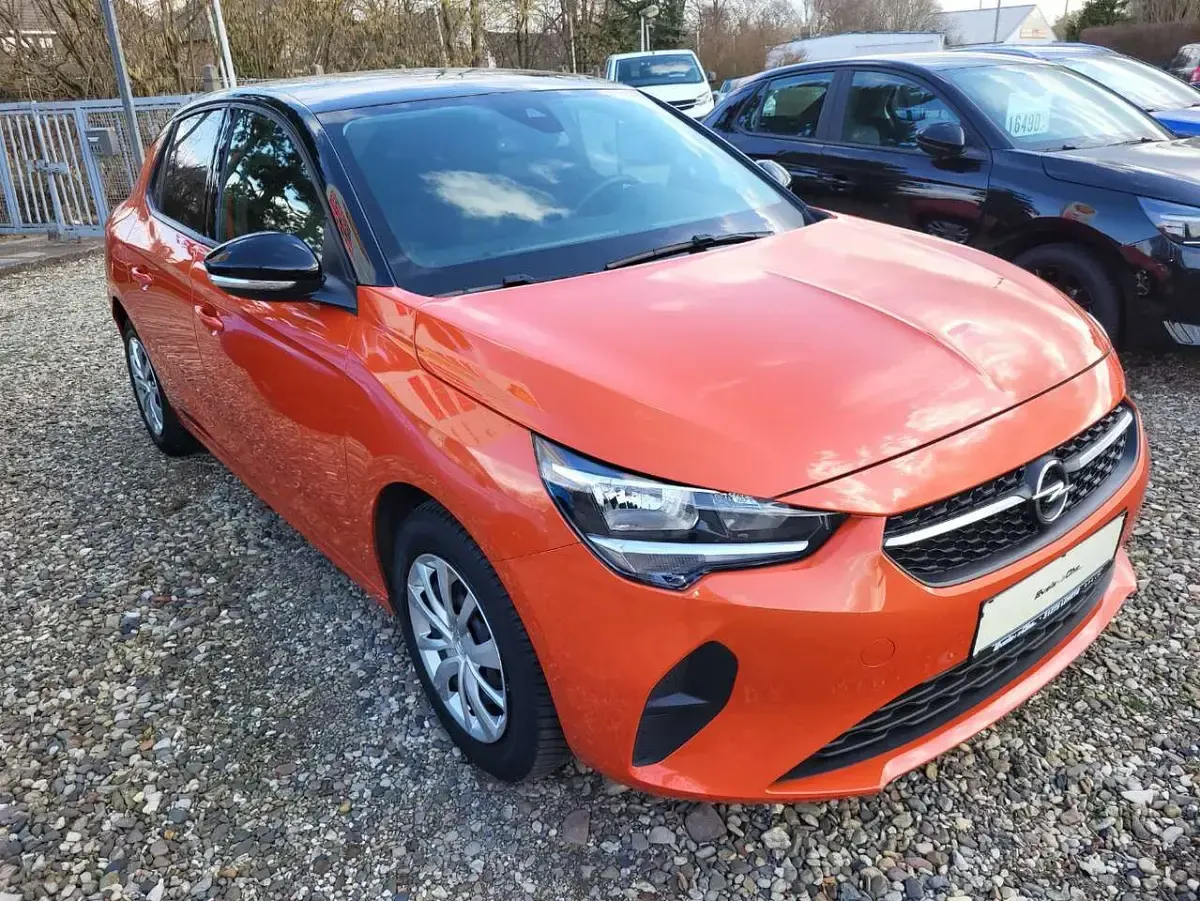 Gebraucht Opel Corsa Edition 75 PS (55 kW) 2022 Orange/schwarz Kleinwagen