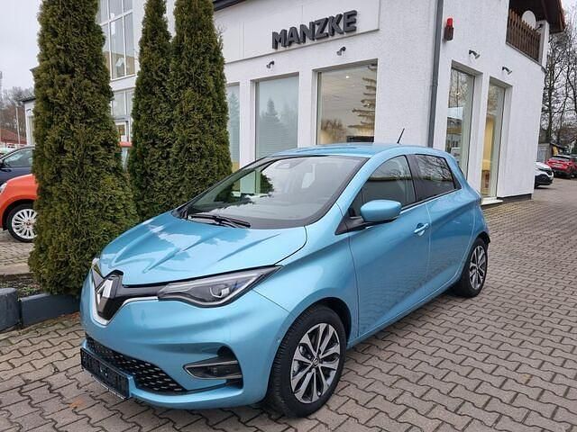 Aquamarinblau metallic Gebraucht 2021 Renault Zoe Intens Kleinwagen | 18.990 € (Etwas zu teuer) - Bild 1/2