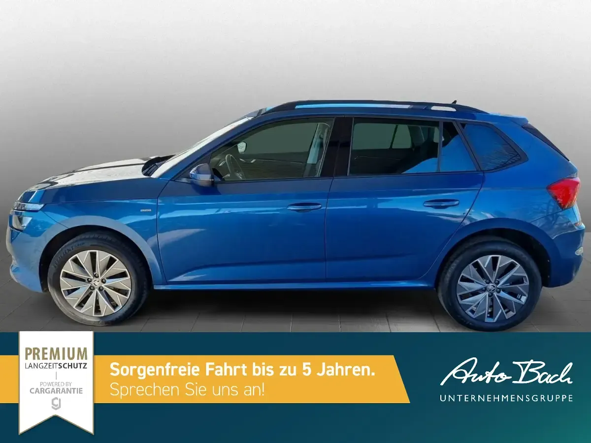 Gebraucht Skoda Kamiq Clever 110 PS (80 kW) 2022 9f titanblau metallic SUV