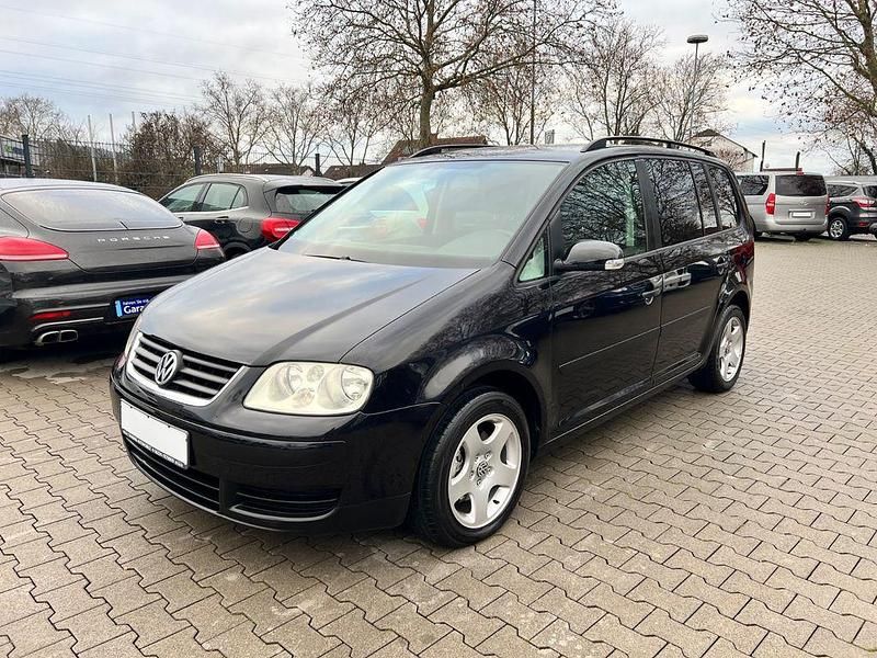 Schwarz Gebraucht 2003 VW Touran Trendline Van / Kleinbus | 2.499 € (Fairer Preis) - Bild 1/4