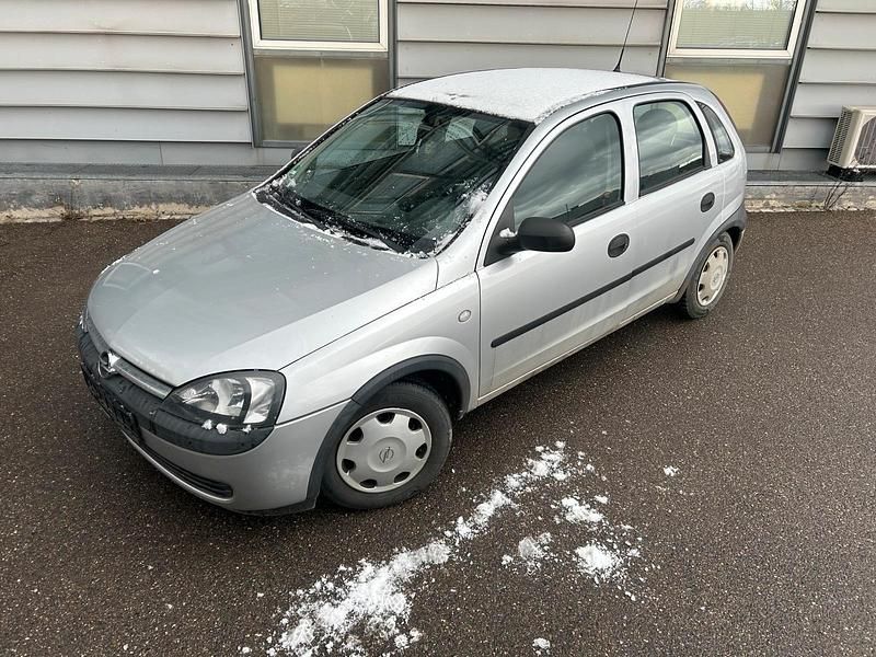 Silber Gebraucht 2004 Opel Corsa Kleinwagen | 299 € (Superpreis) - Bild 1/4